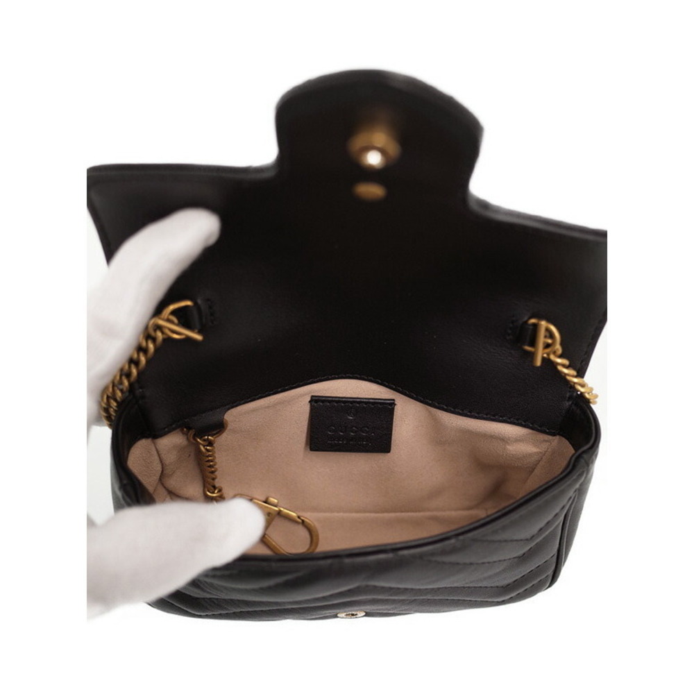 GUCCI GG Marmont Quilted Leather Super Bag Shoulder - Picture 3 of 5